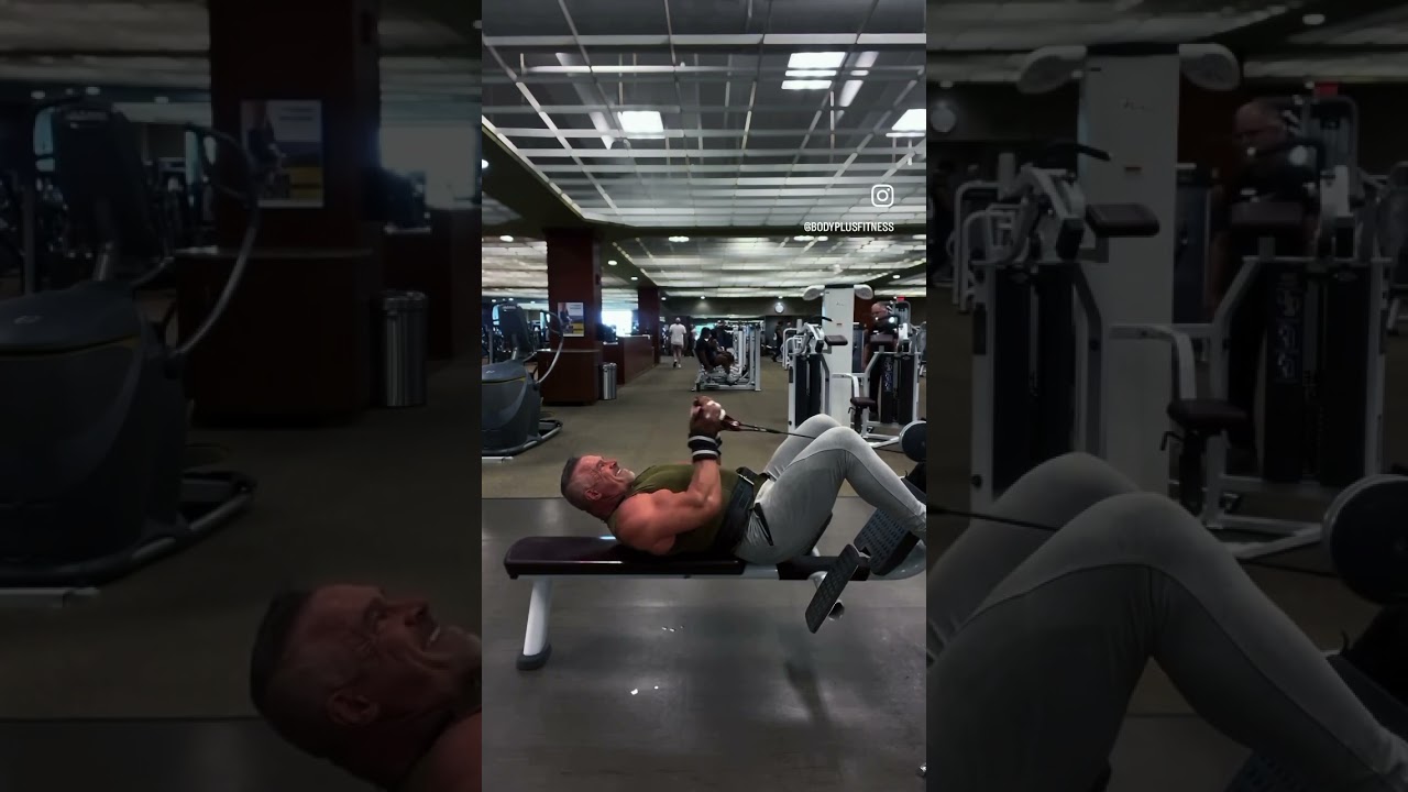 Try these lying curls using your power straps as handles on the cable row machine