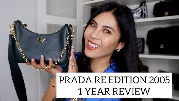 PRADA RE EDITION 2005 SAFFIANO LEATHER BEIGE UNBOXING & REVIEW - LISAWEI