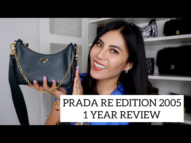 PRADA RE EDITION 2005 Saffiano Leather-1 Year Review, Wear & Tear