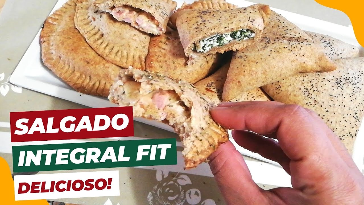 SALGADO INTEGRAL FIT delicioso e saudável