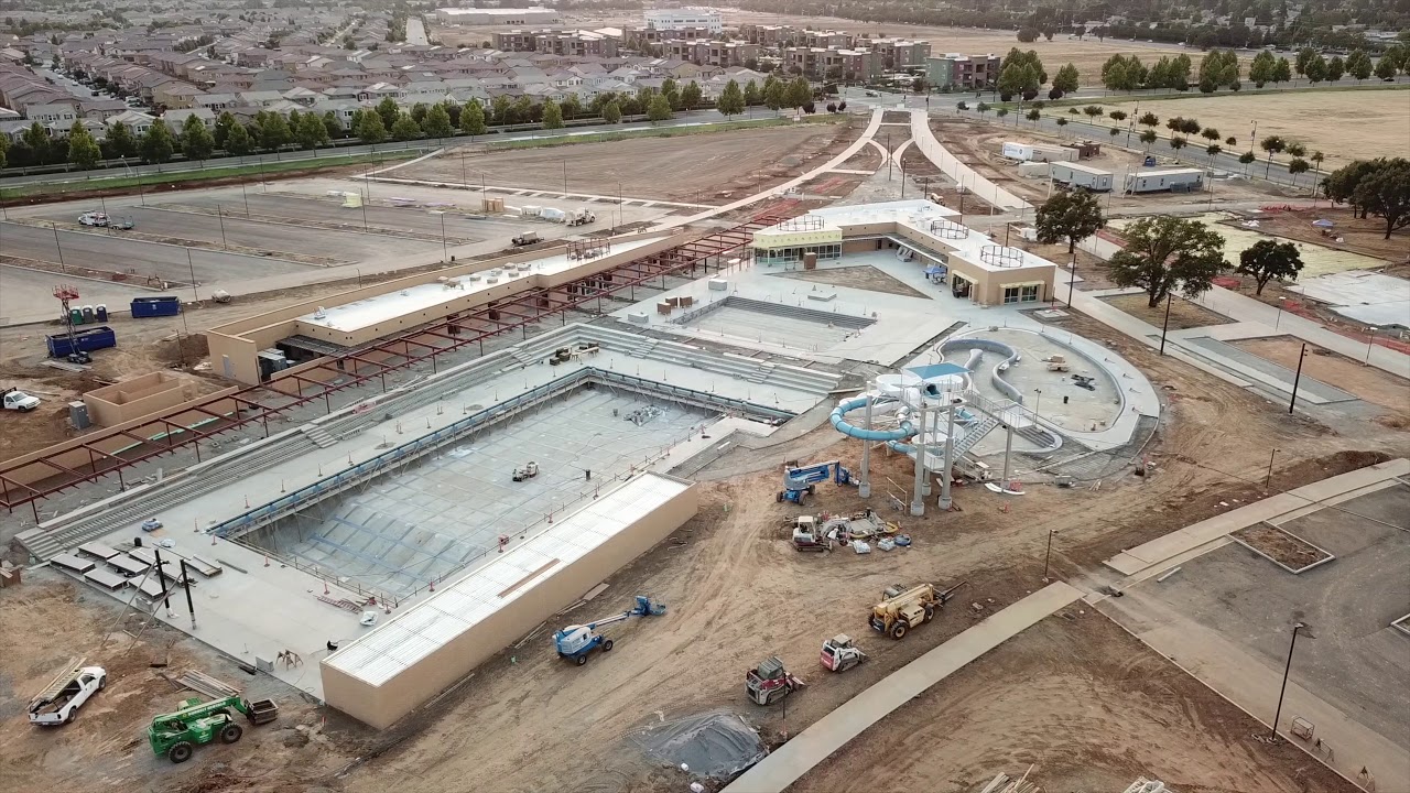 New Aquatics Center in Elk Grove, CA YouTube