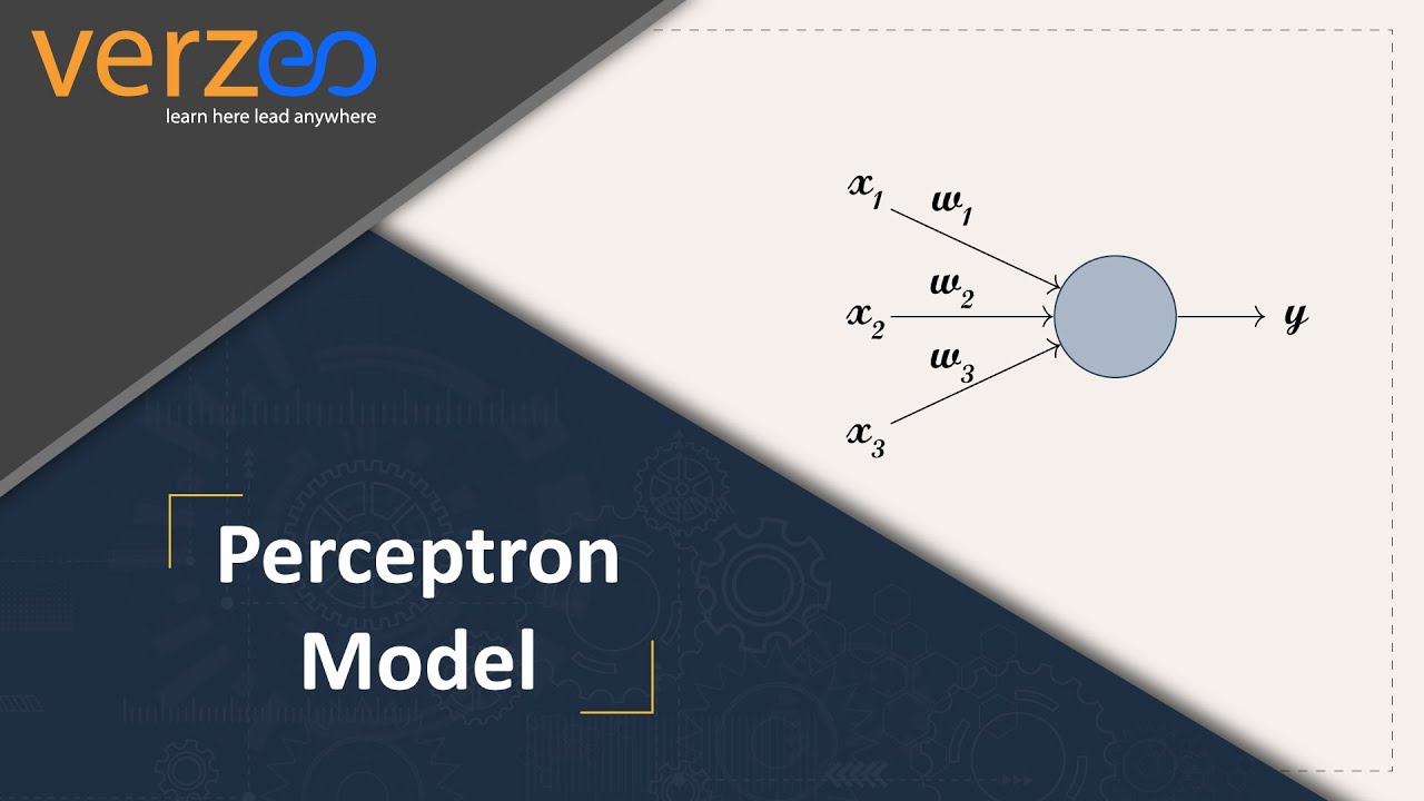 Perceptron Model of Deep Learning or Machine Learning | Verzeo - YouTube
