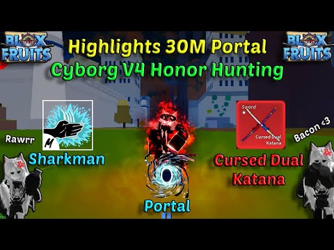 Highlight 30M Pirates Quake Combo + Sharkman + CDK (Blox Fruits Bounty  Hunting) Road to 30M Honor 