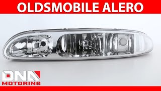 DNA Motoring 99-04 Oldsmobile Alero Chrome Clear Headlights