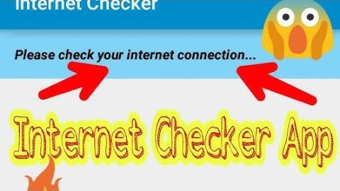 Create an internet checker app using sketchware