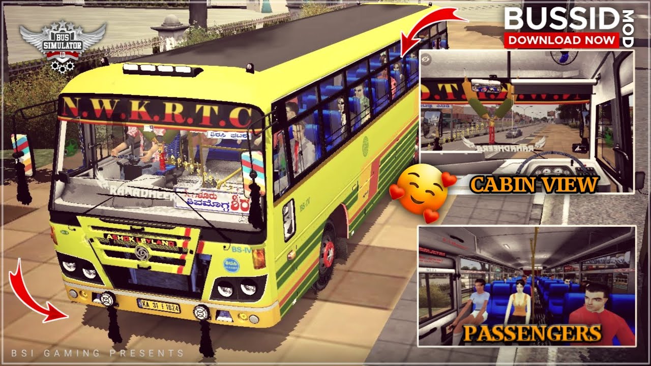 Brand New Azad Built NWKRTC Bus mod for bussid | download now - YouTube