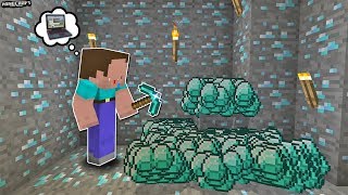 Thử Thách Troll Noob Bằng Kim Cương Và Cái Kết Trong Mcpe Thử Thách Slenderman