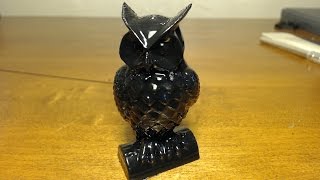3D Printed Owl 55x Time-Lapse