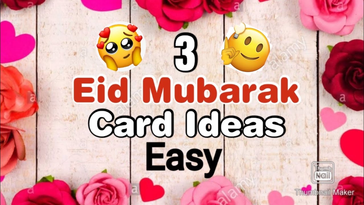 3 Eid Mubarak Greeting Card Ideas Easy | Eid Mubarak Card | Eid Special | Happy Eid Day 2021