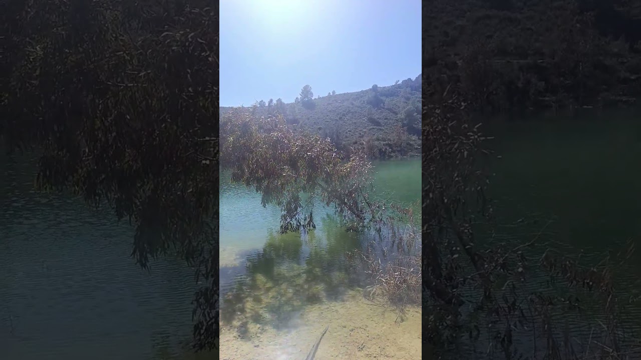 The Pueblo of Mula in Murcia and Embalse de la Cierva reservoir #Murcia #Mula #spain #sun