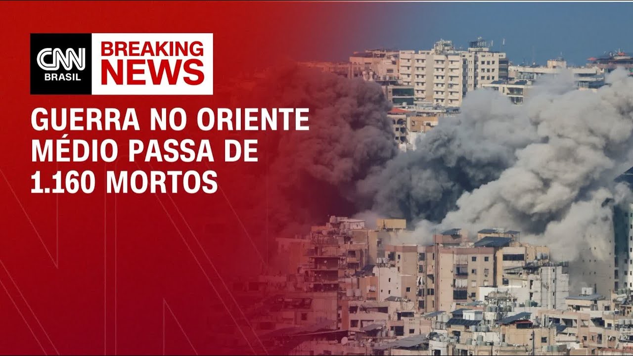 Número de mortos passa de 1.160 na guerra no Oriente Médio | CNN NOVO DIA