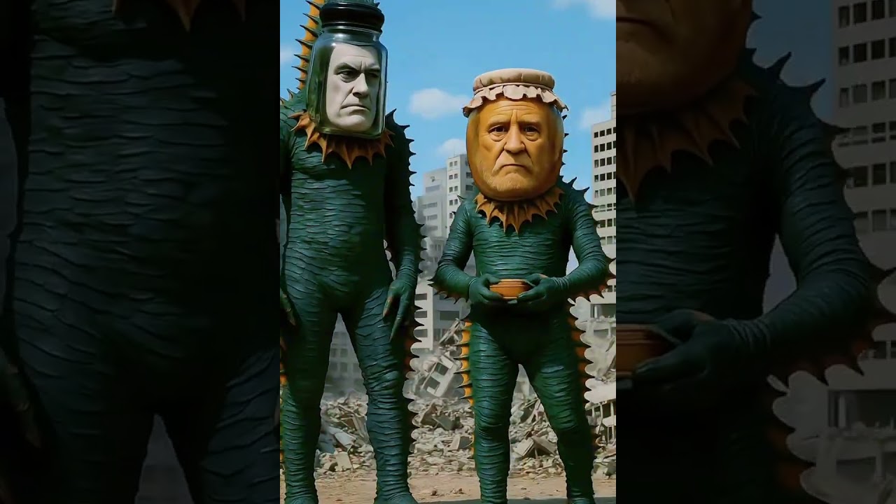 當外國山海經和奧特曼合體！#tungtungtungsahur #外國山海經 #奧特曼 #抽象 #