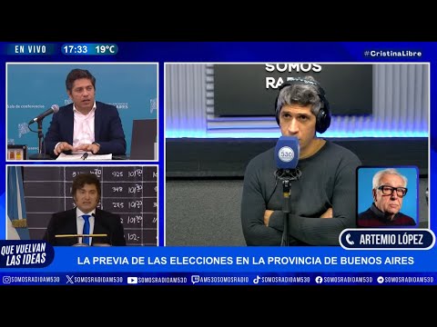 CIERRE de ALIANZAS en PBA + CRÍTICA SITUACIÓN del GOBIERNO: ARTEMIO LÓPEZ en QUE VUELVAN LAS IDEAS