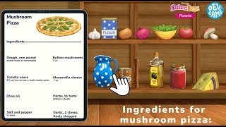 How to Make mushroom pizza with Masha and the Bear? Best cooking games for kids screenshot 5