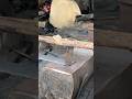 Memotong ujung parang dengan alat kuno #blacksmith #wood #medievalblacksmith #woodworking #welding