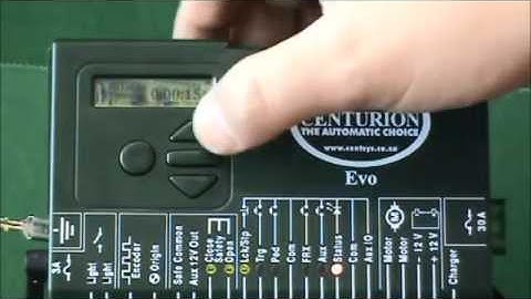 Centurion D5 Evo   Autoclose setup Security Superstore