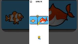 Draw Missing Part Brain Puzzle Game Level 55 #drawmissingpart
