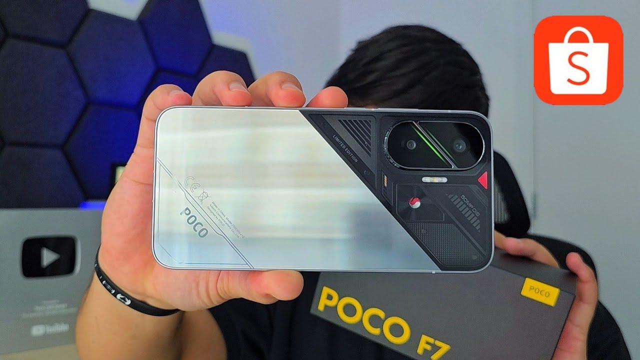 NOVO POCO F7 COMPRADO NA SHOPEE UNBOXING E PRIMEIROS TESTES!