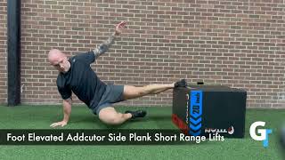 Adductor Elevated Side Plank Short Range Lifts (Exercise Demo)
