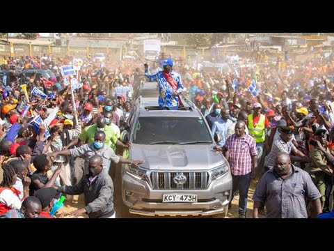 LIVE!! RAILA ODINGA'S GRAND RETURN TO THE COUNTRY & RALLY IN KIBRA!!