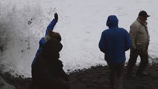 Sneaker Wave Takes Out Tourists