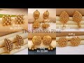 GOLD EARRING WITH WEIGHT AND PRICE #Tops #Studs #thefashionplus