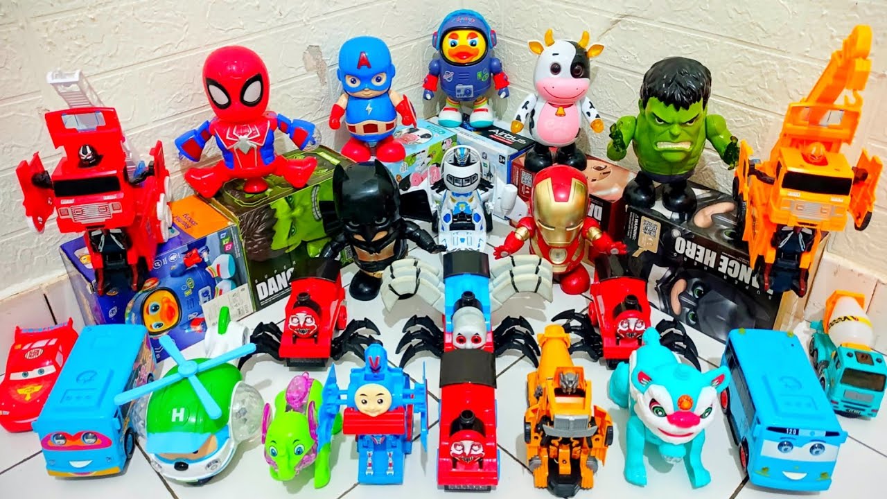 Mantul‼️Thomas Exe Kereta Laba-laba Choo Choo Charles Helikopter Bus Tayo Sapi Robot Joget Bebek 32