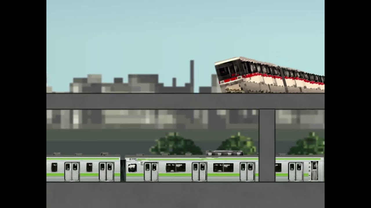 36秒(?)でわかる山手線田町~上野工事キャニオン