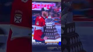 Sam Bennett wins the Conn Smythe Trophy!#nhl #floridapanthers #hockey #retro #edmontonoilers