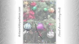 Watch me draw a free Christmas coloring page for you!