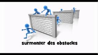 French pronunciation = surmonter des obstacles