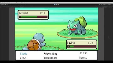 Pokemon clone in unity (Trailer)