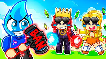 RICH FANGIRLS CALLED ME POOR, So I Used ADMIN COMMANDS in Strongest Battlegrounds!