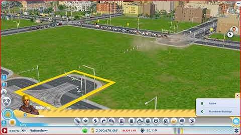 SimCity - Destroy Road animation
