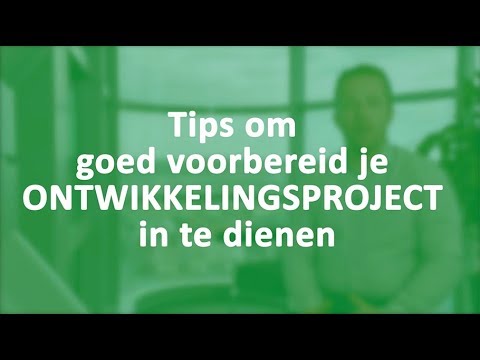 Hoe dien ik een sterk ontwikkelingsproject in? // DEEL I - voor je indient