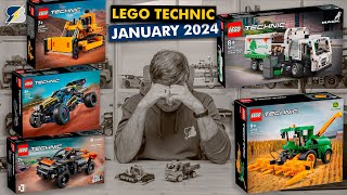 The end of an era - sad news and interesting January 2024 sets from LEGO Technic
