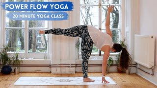 FULL BODY POWER FLOW // 20 minute yoga class