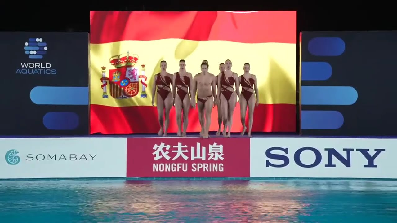 🇪🇸 Team Spain Debuts the "Insanity" Routine & Takes the WIN at the Artistic Swimming World Cup! 🏆