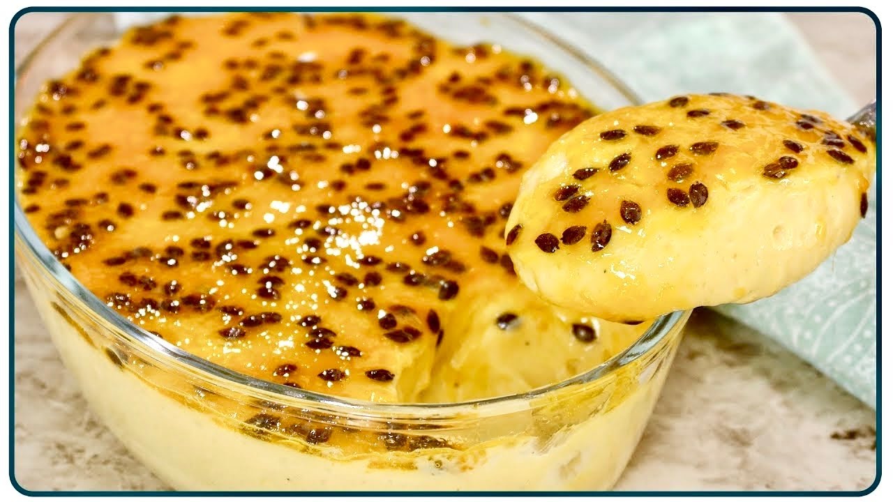 COMO FAZER MOUSSE DE MARACUJÁ SEM GELATINA | Nandu Andrade