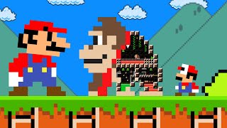 Marrio and and Tiny Mario's vs Donkey Kong maze