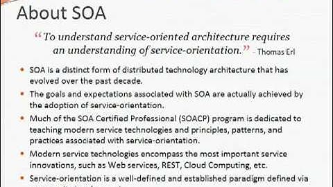 Interview with Thomas Erl on SOA and SOA Certification (Video) Part 1