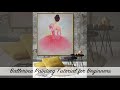 Easy acrylic painting / Ballerina / Ballerina painting tutorial for beginners