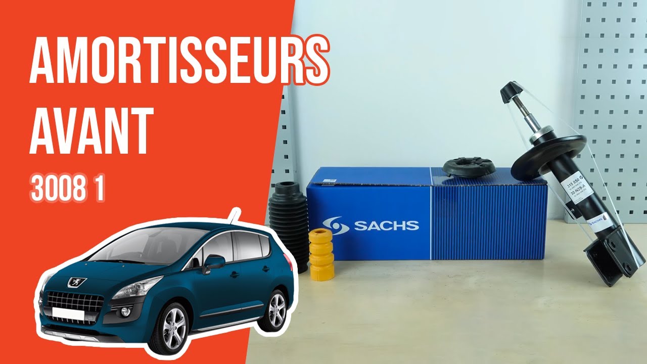 Changer les Amortisseurs avant Peugeot 3008 1 ➿ - YouTube