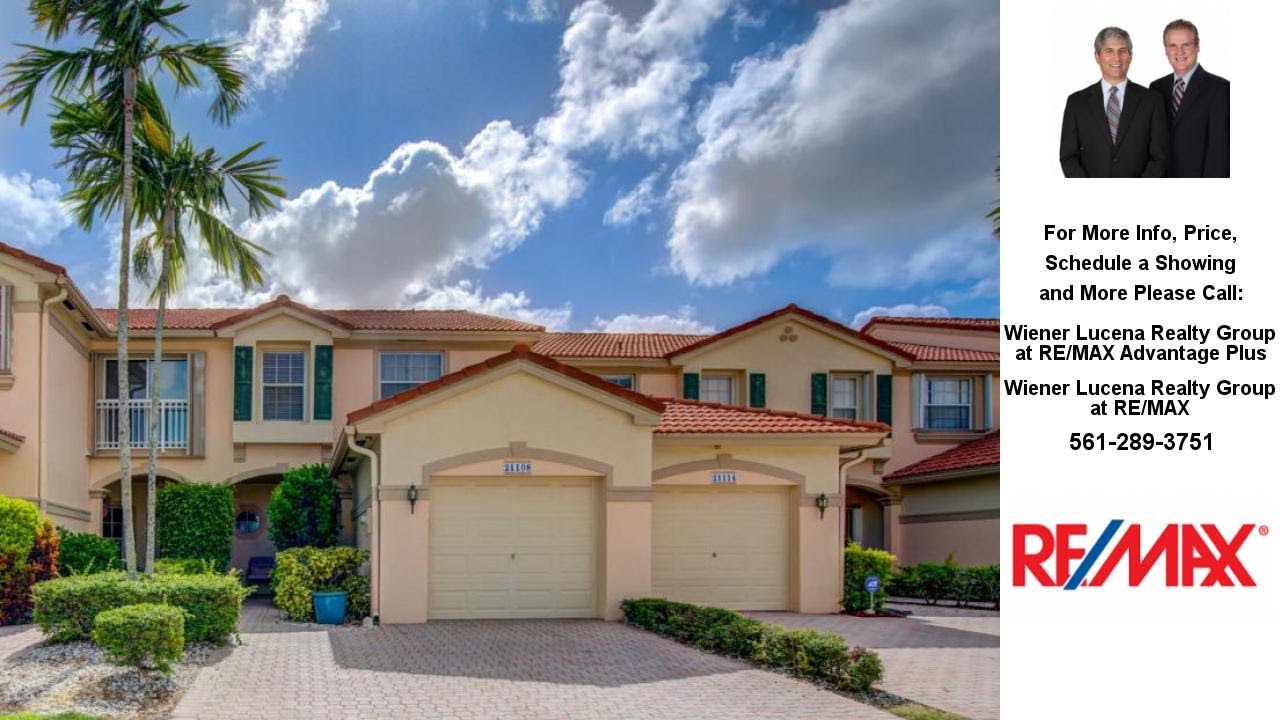 21108 Via Eden, Boca Raton, FL Presented by Wiener Lucena Realty Group ...