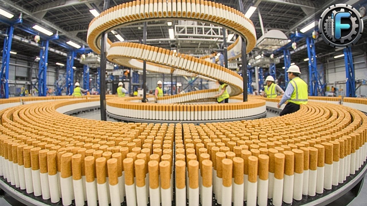 How Are Cigarettes Made? (Factory Process) - YouTube