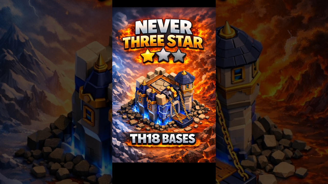 UNBEATABLE TH18 Anti-3 Star Base - Townhall 18 CWL bass - 1 star th18 legend bases - 