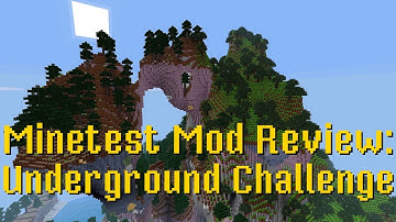 Minetest Mod Review: Underground Challenge