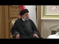 В Ашхабаде состоялась встреча Президента Ильхама Алиева с Президентом Ирана Сейедом Ибрахимом Раиси