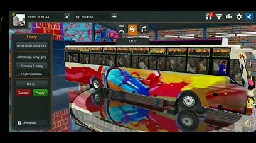Srn raja livery for snb bus mod and kumaran bus livery for senthilkumaran bus mod bussid