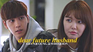 Geun Young & Who Joon | Dear Future Husband • So I Married An Anti-fan